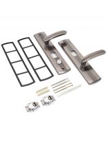 Ручка дверная Стандарт, РН-СТ217-R, 9 990, правая, для китайских металлических дверей, комплект ручек, матовый никель, сталь