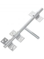 Засов универсальный, без покрытия, Домарт, ЗУ-250, 9 824, серый