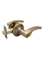 Защелка Apecs, 8026-01-AB, 00019263, с фиксатором, ключ, ЦАМ, бронза