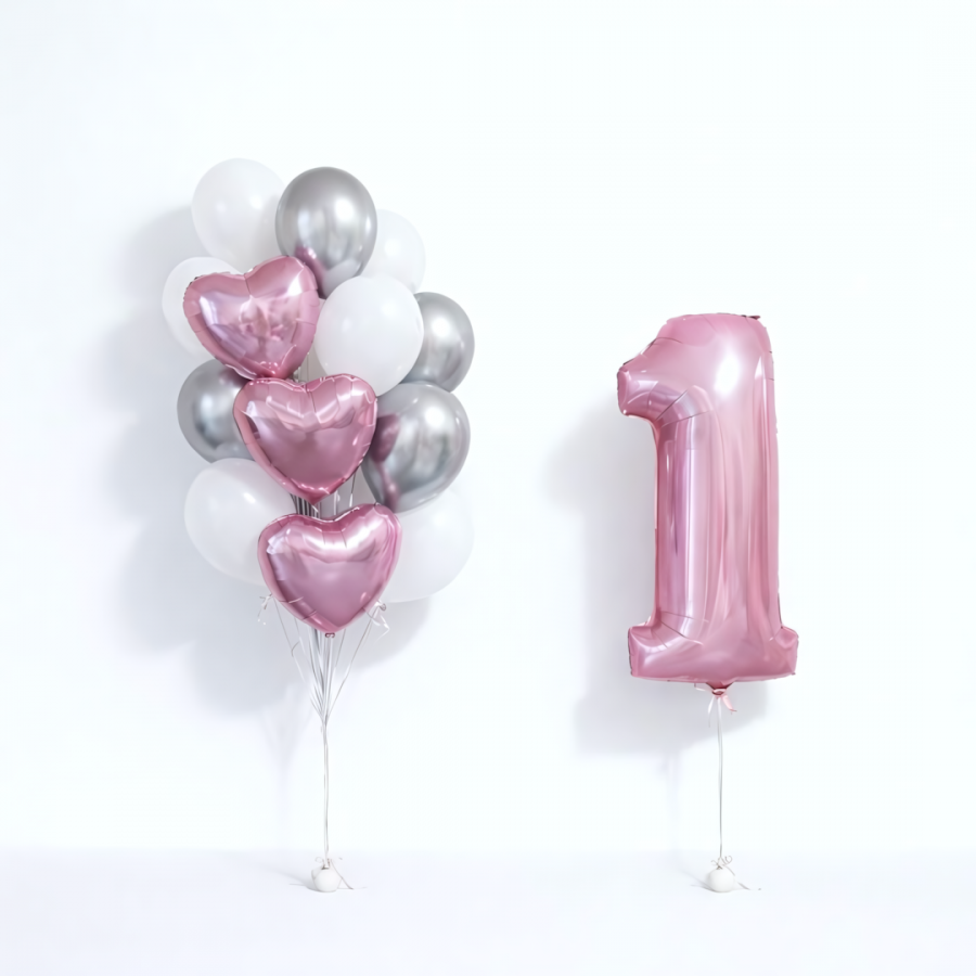 Шары "Годик принцессе"