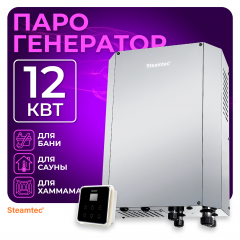 Парогенератор Steamtec TOLO Н 120 -12 кВт, 220/380В, вертикальный