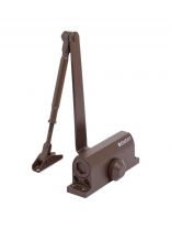 Доводчик дверной Булат, Ultimate ДД-60 A-C, -42°C + 50°C °C, морозостойкий, до 80 кг, коричневый, 14919