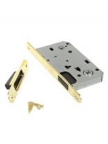 Защелка врезная, Apecs, 5300-M-WC-G, 15733, магнит, с фиксатором, без ручек, золото