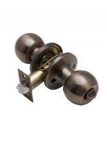 Защелка врезная, Vrata, ЗШ-03, 204813, с фиксатором, медь