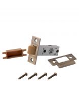 Защелка врезная, Code Deco, 5400-P-AB, 30911, язычок пластиковый, бронза