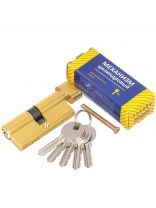 Личинка замка двери Vanger, EL-70-C-G, 17568, алюминий, 70 мм, золото, 35/35