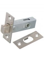 Задвижка врезная Apecs, L-0126-NIS, 64 мм, без завертки, матовый никель