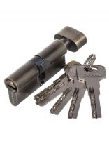 Личинка замка двери Avers, ZM-70-C-AB, 33 704, ЦАМ, 70 мм, с заверткой, бронза, 35/35