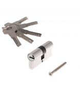 Личинка замка двери Vanger, VM-60-CR, 33594, алюминий, 60 мм, хром