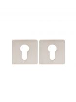 Накладка дверная цилиндровая, Apecs, Code Deco, никель, 31654