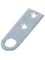 Проушина для навесного замка прямая, 40х90 мм, оцинкованная, d20 мм, Кунгур, 4 121