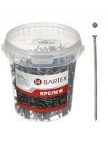 Гвоздь строительный, диаметр 4х100 мм, 1 кг, в банке, Bartex