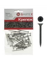 Саморез по металлу и гипсокартону, диаметр 3.5х35 мм, 50 шт, пакет, Bartex