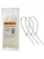 Хомут стяжной кабельный, 3.6х200 мм, нейлон, 100 шт, белый, TDM Electric, SQ0515-0121