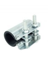 Хомут ремонтный, 70 мм, 1", сталь, оцинкованный, Сансфера