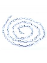 Цепь сварная короткозвенная, белый цинк, DIN766, диаметр 4х3 м, 261690