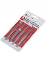 Набор пинцетов нержавеющая сталь, 4 шт, Bartex