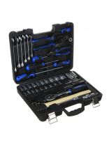 Набор слесарных инструментов Рокот, 736-124, 1/2", 1/4", сталь, кейс, 66 предметов