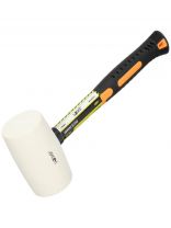 Киянка 680 г, резина, белая, рукоятка фибергласовая, Pobedit, 2541368