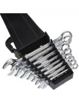 Ключ комбинированный, 8 предметов, Bartex, 8-19 мм, матовый, CrV сталь, подвес