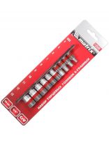 Набор торцевых головок 10 предметов, 6-гранный, 1/4", 4-13 мм, CrV, Matrix, 13559