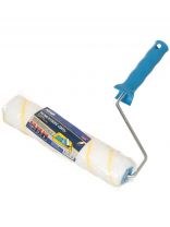 Валик малярный Акор, Евро Желтая нить, полиэстер, 240 мм, с бюгелем, 231 35 624