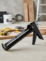 Пистолет для герметика, 310 мл, полуоткрытый, круг стержень 7 мм, толстая стенка, HouseLoft