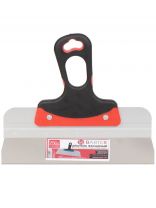 Шпатель фасадный, нержавеющая сталь, 250 мм, прямой, рукоятка двухкомпонентная, Bartex, Евро, 615026