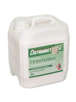 Грунтовка водно-дисперсионная, акриловая, Оптимист, G107, глубокого проникновения, для внутренних работ, 3 л, салатная этикетка