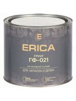 Грунтовка алкидная, Erica, ГФ-21, для внутренних и наружных работ, серая, 1.8 кг