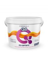 Краска водно-дисперсионная, Formula Q8, акриловая, фасадный по кирпичу, влагостойкая, матовая, белая, 2.4 кг