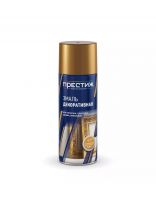 Эмаль аэрозольная, Престиж, Металлик, декоративный, для внутренних и наружных работ, акриловая, глянцевая, золотая, 520 мл