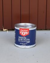 Эмаль Русские узоры, для пола, быстросохнущая, алкидная, глянцевая, золотисто-коричневая, 1.9 кг