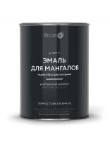 Эмаль Elcon, Max Therm, для мангалов, быстросохнущая, глянцевая, черная, 0.8 кг, 1000°С