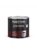 Эмаль Престиж, Мастер, для пола, быстросохнущая, акриловая, полуглянцевая, коричневая, 1.9 кг