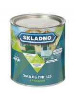 Эмаль Skladno, ПФ-115, алкидная, глянцевая, светло-голубая, 2.6 кг
