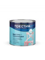 Эмаль Престиж, Стандарт, быстросохнущая, акриловая, полуглянцевая, черная, 1.9 кг