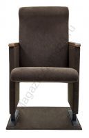 Кресло театральное К-53 с откидным сидением и высокой спинкой