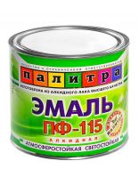 Эмаль Палитра, ПФ-115, алкидная, глянцевая, светло-зеленая, 1.9 кг