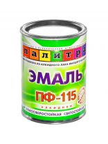 Эмаль Палитра, ПФ-115, алкидная, глянцевая, красная, 0.9 кг
