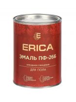 Эмаль Erica, ПФ-266, для пола, алкидная, глянцевая, орех, 0.8 кг