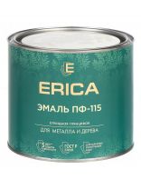 Эмаль Erica, ПФ-115, для внутренних и наружных работ, алкидная, глянцевая, желтая, 1.8 кг