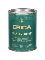 Эмаль Erica, ПФ-115, для внутренних и наружных работ, алкидная, глянцевая, бирюзовая, 0.8 кг
