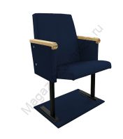 Кресло театральное К-42 трапециевидной формы с откидным сидением