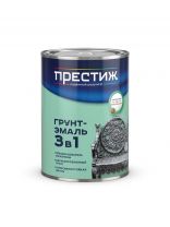 Грунт-эмаль Престиж, по ржавчине, алкидная, черная, 0.9 кг
