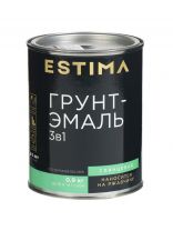 Грунт-эмаль Estima, по ржавчине, алкидная, синяя, 0.9 кг