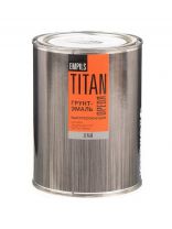 Грунт-эмаль Ореол, Титан, быстросохнущая, алкидная, матовая, серая, 0.9 кг