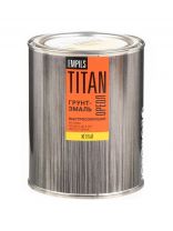 Грунт-эмаль Ореол, Титан, быстросохнущая, алкидная, матовая, желтая, RAL 1023, 0.9 кг