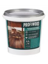 Антисептик Profiwood, декоративный, лазурь, атмосферостойкий водно-дисперсионная, белый, 0.9 кг