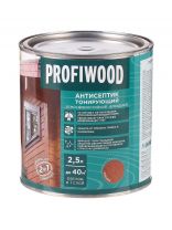 Антисептик Profiwood, для дерева, тонирующий, рябина, 2.1 кг